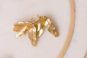 Aretes Triple Hoja Denia - Pilú Joyería. Joyas y accesorios con diseños exclusivos