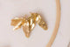 Aretes Triple Hoja Denia - Pilú Joyería. Joyas y accesorios con diseños exclusivos