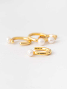 Aretes Ear cuff Perla - Pilú Joyería. Joyas y accesorios con diseños exclusivos