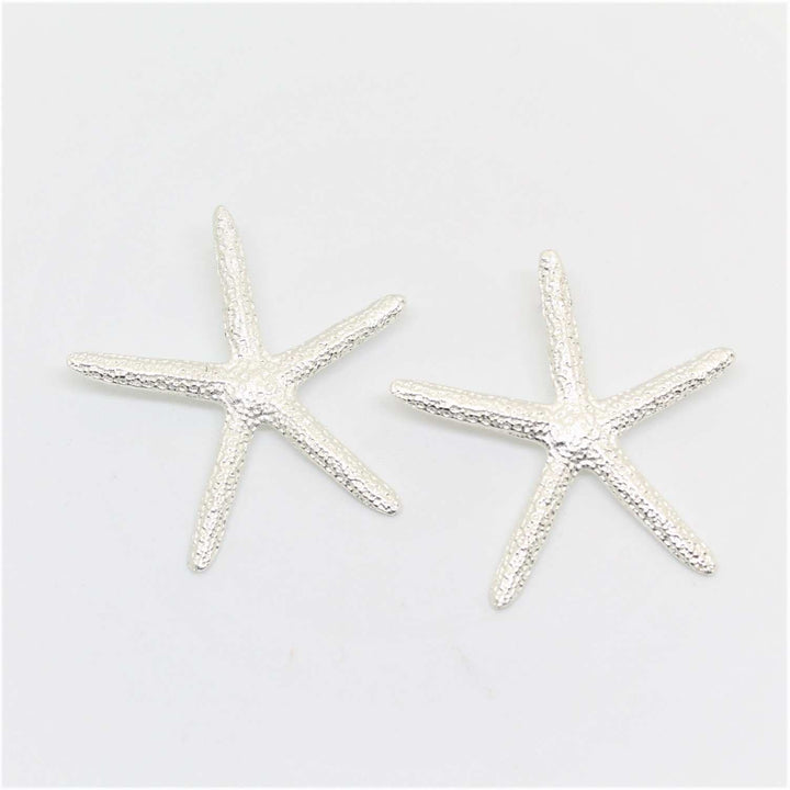 Aretes Estrella de Mar baño de Plata - Pilú Joyería. Joyas y accesorios con diseños exclusivos