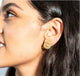 Aretes Circulo Helecho - Pilú Joyería. Joyas y accesorios con diseños exclusivos
