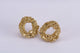 Aretes Circulo Helecho - Pilú Joyería. Joyas y accesorios con diseños exclusivos