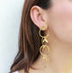 Aretes triple aro Chiribiquete dorado