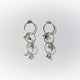 Aretes triples aro Chiribiquete plateado - Pilú Joyería. Joyas y accesorios con diseños exclusivos