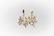 Aretes Midi hojas Chiribiquete dorado - Pilú Joyería. Joyas y accesorios con diseños exclusivos