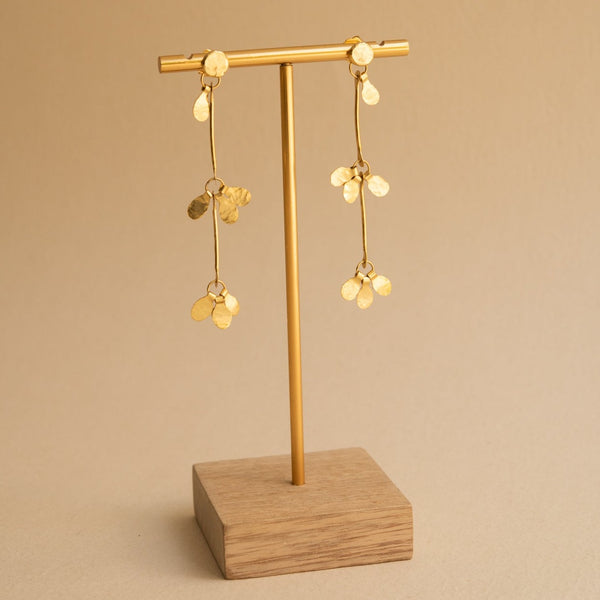 Aretes Semilla Sagrada Dorado