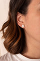 Aretes Jardin Piña Plata ley 950