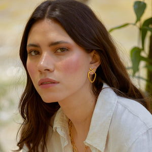 Aretes topos maxi Pez Dorados