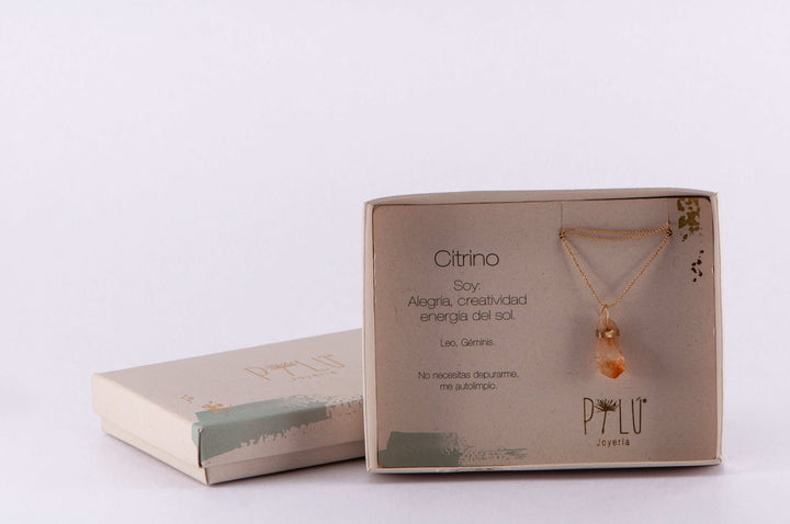 Collar Citrino - Pilú Joyería. Joyas y accesorios con diseños exclusivos