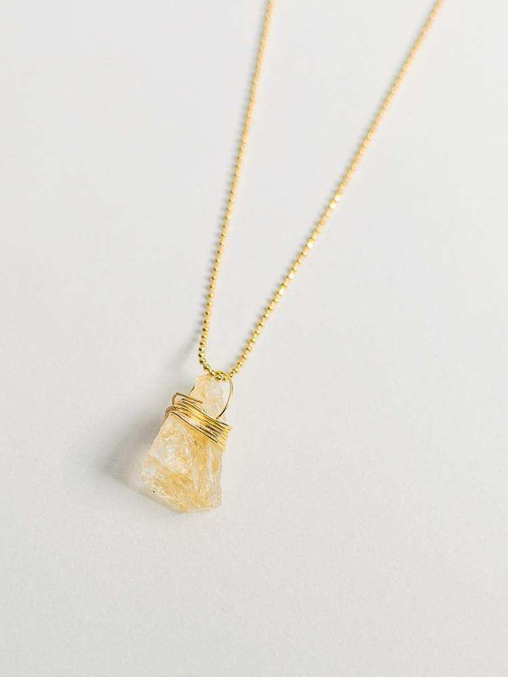 Collar Citrino - Pilú Joyería. Joyas y accesorios con diseños exclusivos
