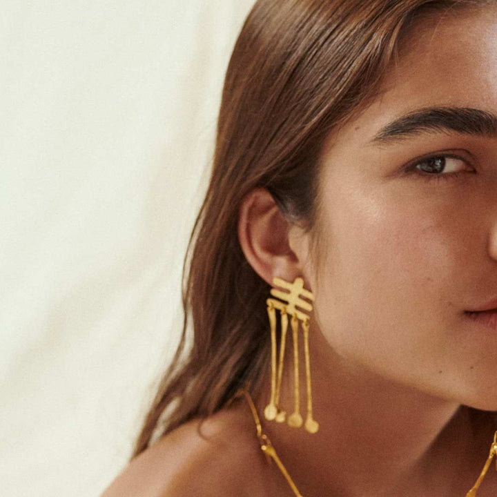Aretes Lunula - Pilú Joyería. Joyas y accesorios con diseños exclusivos