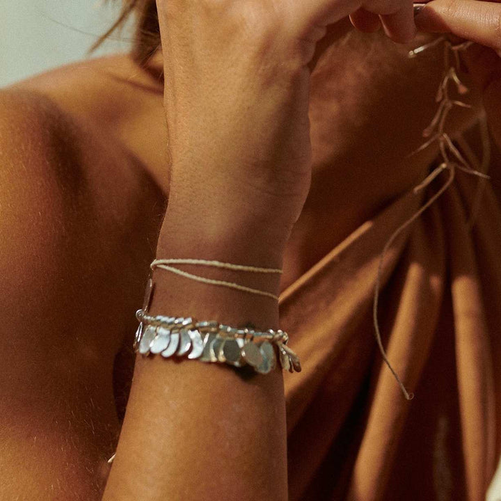Collar Semillas Sagradas  Baño Plata Cumare - Pilú Joyería. Joyas y accesorios con diseños exclusivos