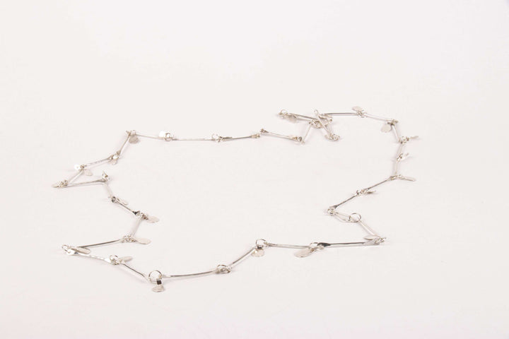 Collar Semillas Sagradas Largo Baño Plata - Pilú Joyería. Joyas y accesorios con diseños exclusivos