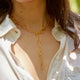 Collar chocker atarraya dorado