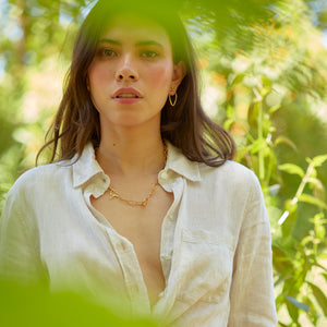 Collar chocker atarraya dorado