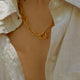 Collar chocker atarraya dorado