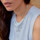 Collar chocker atarraya peces plateado