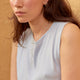 Collar chocker atarraya peces plateado