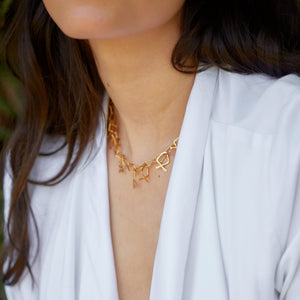 Collar chocker atarraya peces dorado