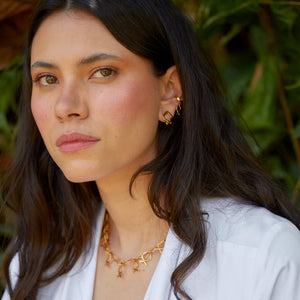 Collar chocker atarraya peces dorado