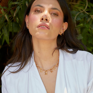 Collar chocker atarraya peces dorado