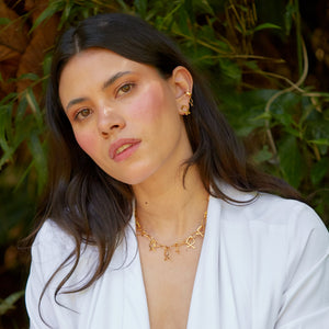 Collar chocker atarraya peces dorado