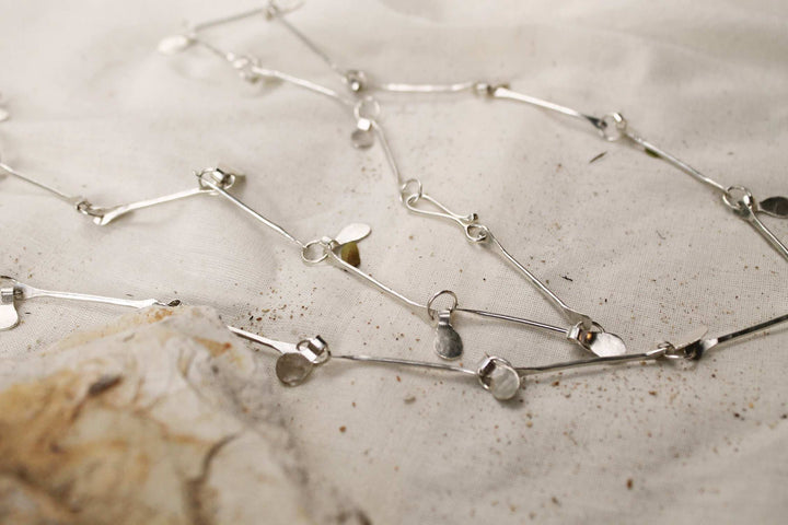 Collar Semillas Sagradas Largo Plata ley 950 - Pilú Joyería. Joyas y accesorios con diseños exclusivos