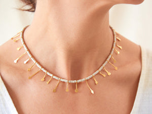 Collar De La Tierra - Cerámica Mini Beige