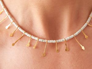 Collar De La Tierra - Cerámica Mini Beige