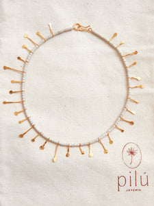 Collar De La Tierra - Cerámica Mini Beige