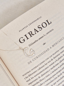 Collar G Alfabeto Natural Plata