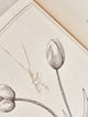 Collar K Alfabeto Natural Plata