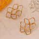 Aretes atarraya dorados (sin hilos)
